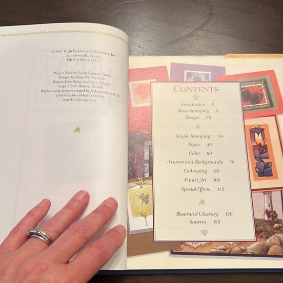 Crafts- Great Rubber Stamping Hardcover Book and 5 Stamps - Picture 10 of 15